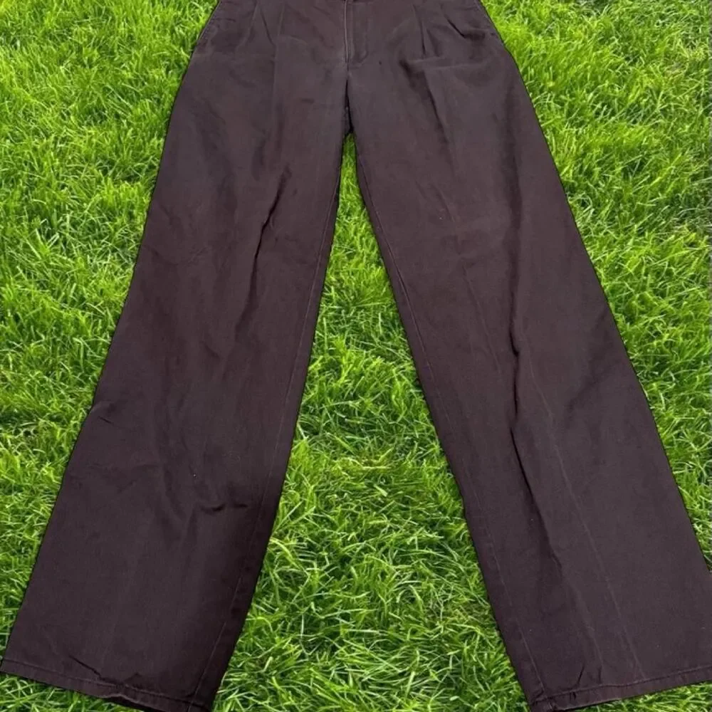 Dockers Men's Brown and Purple Trousers